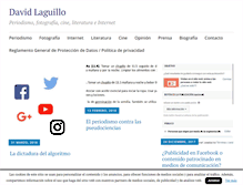 Tablet Screenshot of davidlaguillo.com